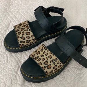 Doc Martens Leopard Sandals